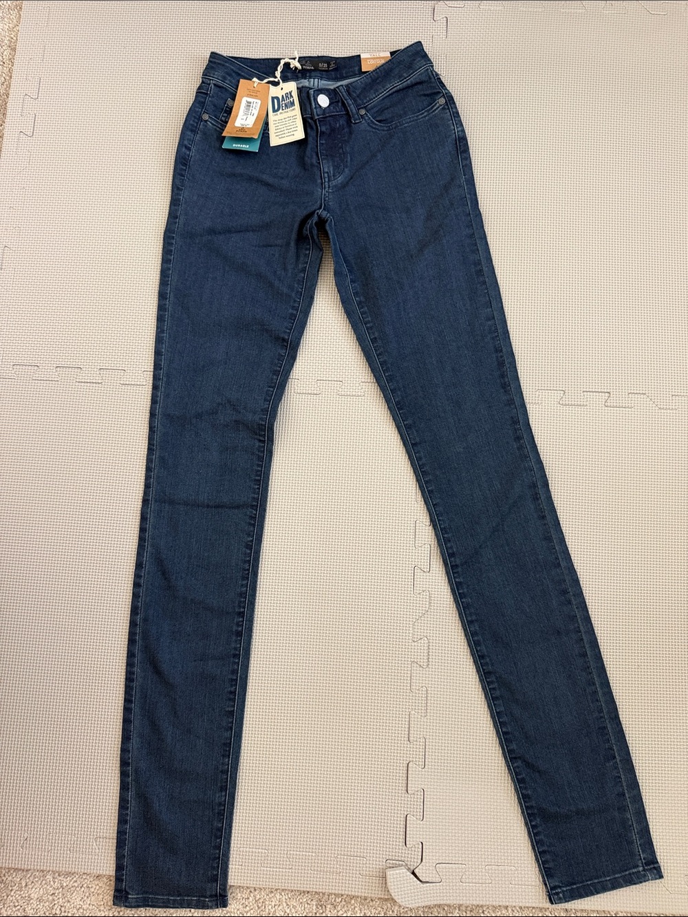 Prana Dark Blue Skinny Jeans